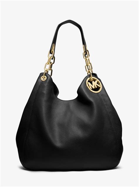 michael kors fulton leather bag